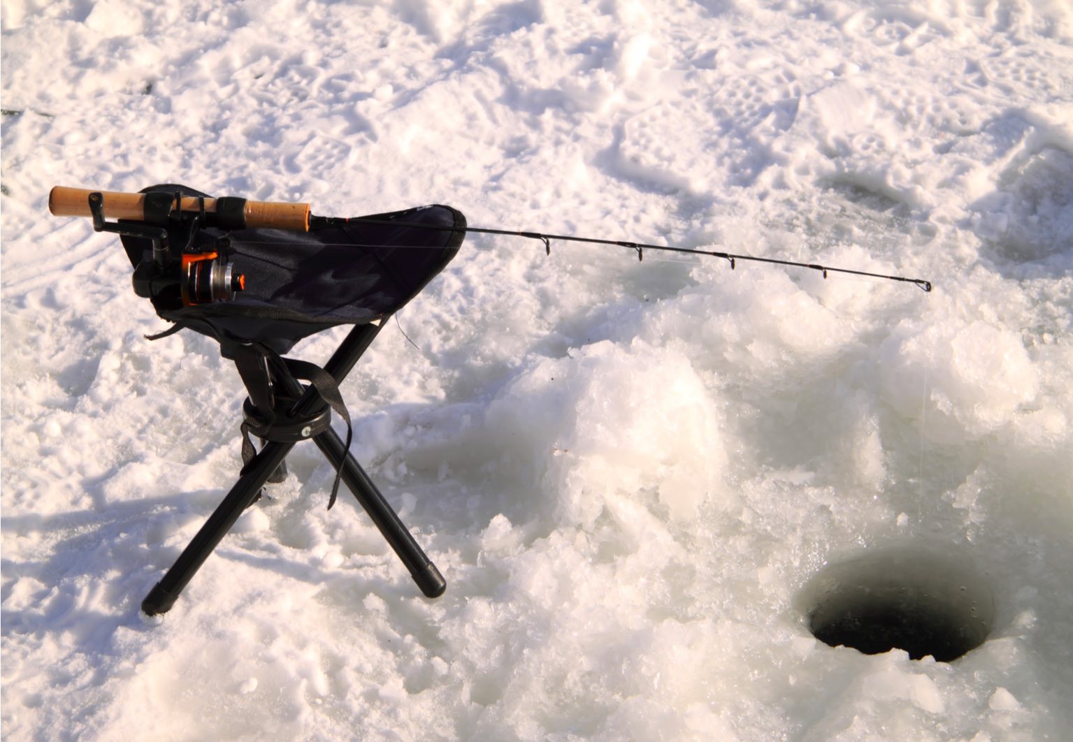 pêche sous la glace au Canada
